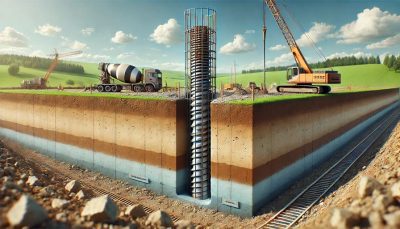 Устройство буронабивного фундамента